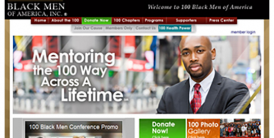 100 Black Men Website